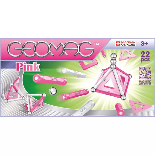 Geomag 22 darabos pink készlet lányoknak
