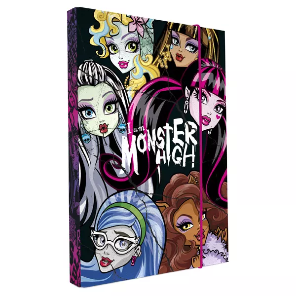 Monster High: Szörnysuli A5-ös gumis irattartó doboz
