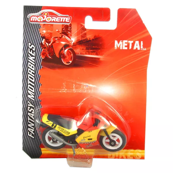 Majorette Fantasy Motorbikes - piros-sárga Nr.7