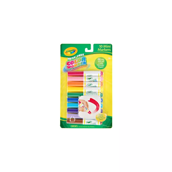Crayola: Color Wonder mágikus maszatmentes mini filctoll 10 db