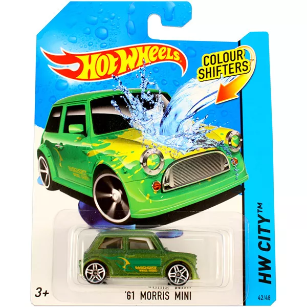 Hot Wheels City: színváltós 61 Morris Mini kisautó