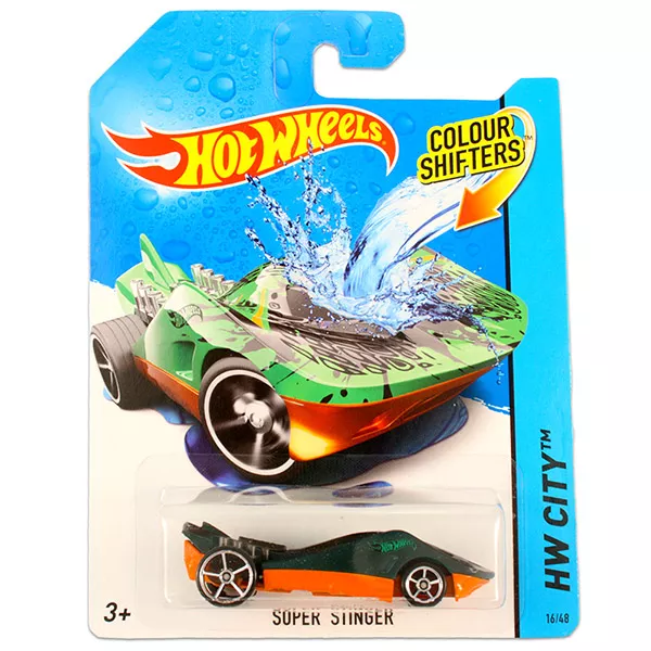 Hot Wheels City: Culori schimbătoare - Maşinuţă Super Stinger