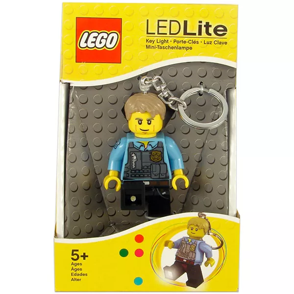 LEGO: Világító rendőr kulcstartó lámpa 2