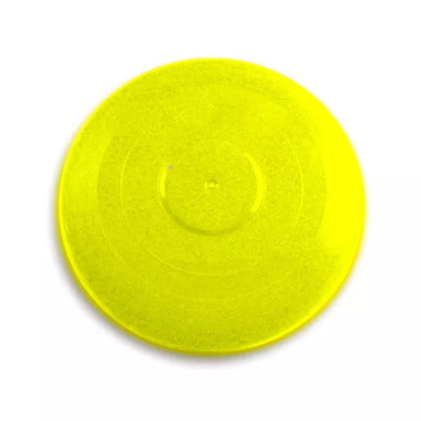 23 cm-es műanyag frizbi - sárga