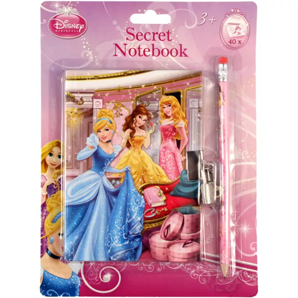 Disney Hercegnők titkos napló ceruzával