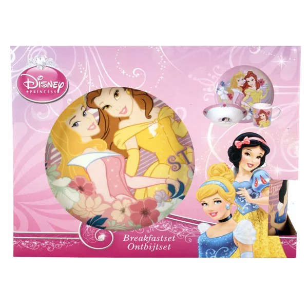 Disney Hercegnők 3 darabos porcelán étkészlet