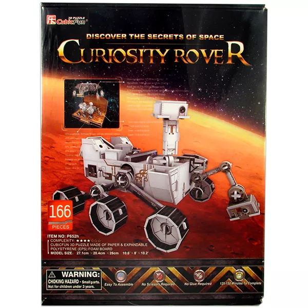 Curiosity űrszonda 3D puzzle - 166 db-os