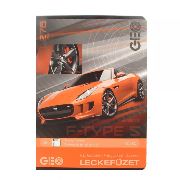 GEO zvezek velikosti A5 - Jaguar F-Type S