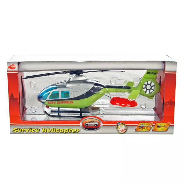 Műanyag helikopter - City Express 23 cm