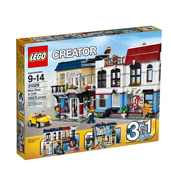 LEGO CREATOR: Kerékpárüzlet és kávéház 31026