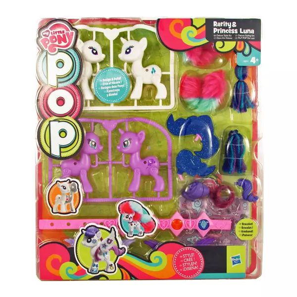 My Little Pony: Set POP deluxe - Rarity şi prinţesa Luna