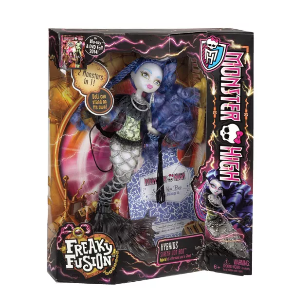 Monster High: Őrült kombináció - babák kiegészítőkkel Sirena von Boo