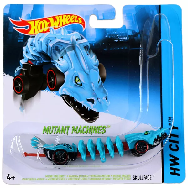 Hot Wheels City: mutáns állatjárgányok - Skullface kék