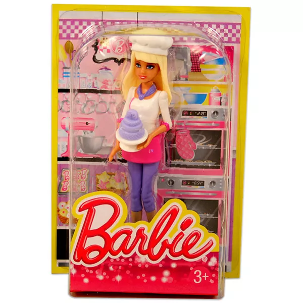 Barbie: Lehetnék - cukrász mini baba
