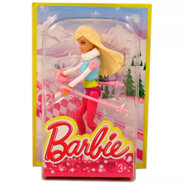 Barbie: Lehetnék - síelő mini baba