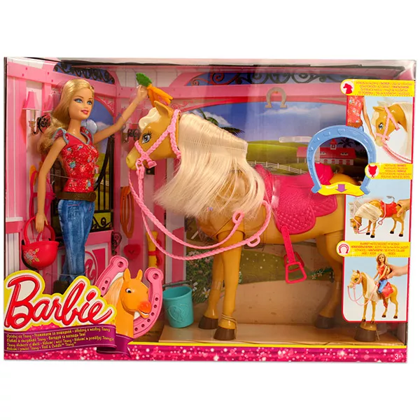 Barbie: Etethető és simogatható Towny
