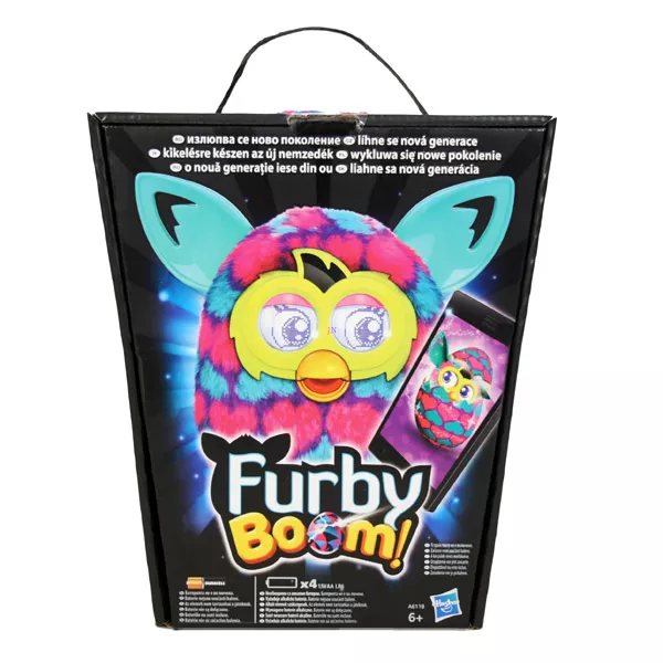 Furby Boom interaktív plüssfigura - rózsaszín-kék