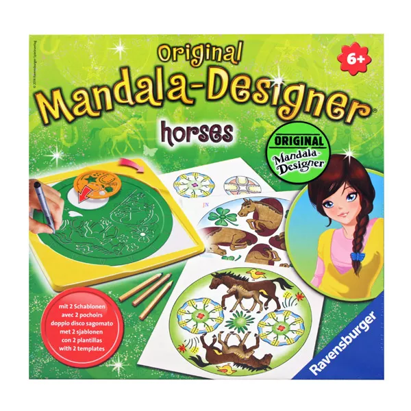 Mandala tervező - lovak