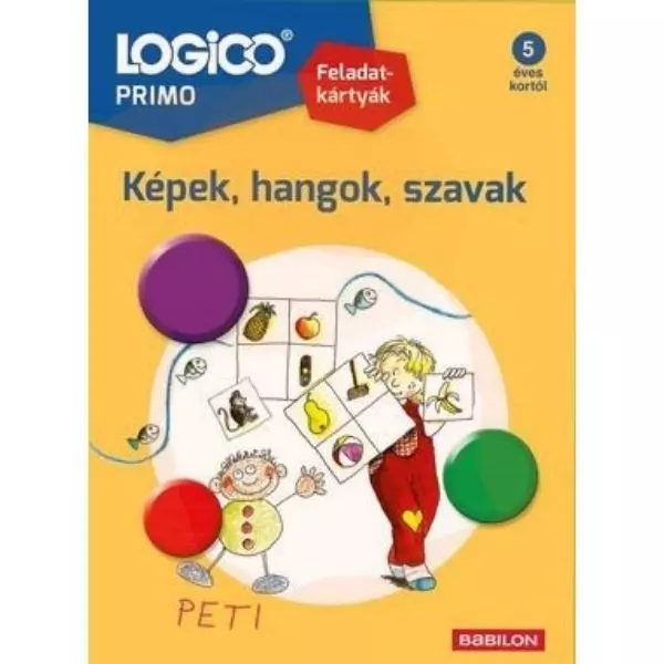 Logico Primo cartonaşe cu sarcini - Imagini, sunete, cuvinte - în lb. maghiară