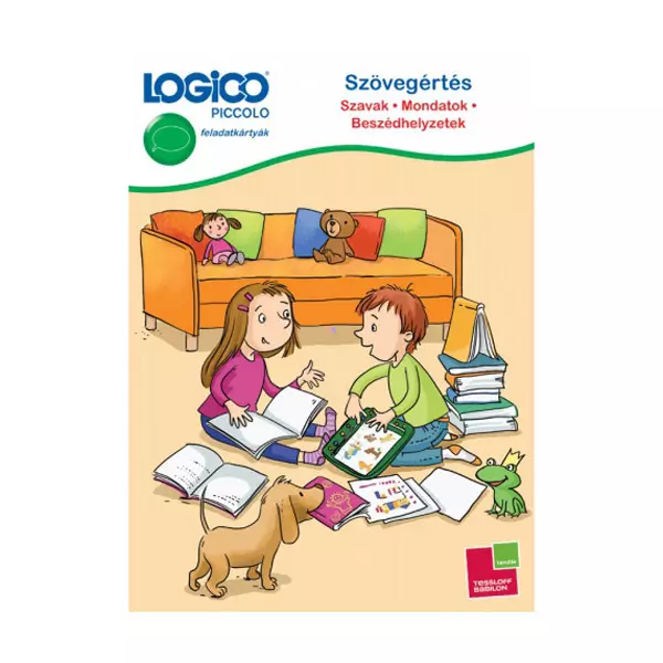 Logico Piccolo cartonaşe cu sarcini - Înțelegerea textului: cuvinte, fraze, situații de vorbire - în lb. maghiară