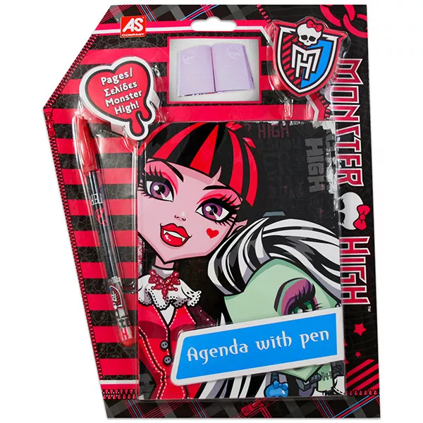 Monster High: Jegyzetfüzet tollal - Draculaura és Frankie Stein