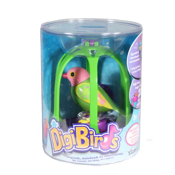 Digibirds: Kalitkában - zöld-pink, Daisy