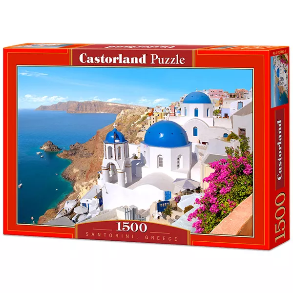 Santorini, Görögország - 1500 darabos puzzle