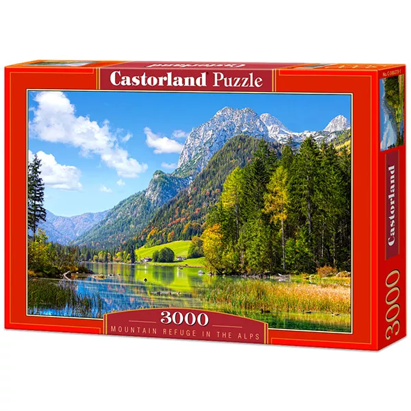 Hegyi menedék az Alpokban - 3000 darabos puzzle
