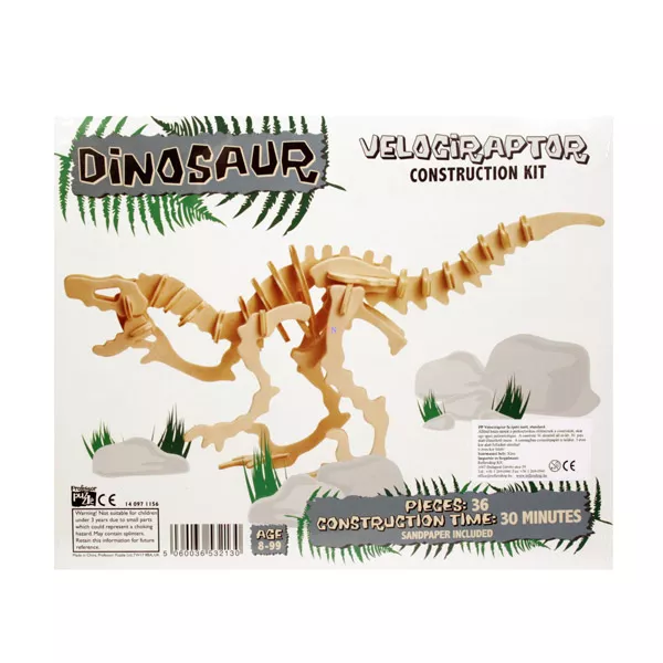 Dinoszaurusz fa építő standard szett - Velociraptor