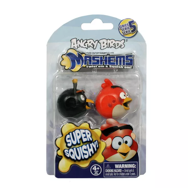 Angry Birds: Mashems 5. évad - fekete és piros madár kis gumilabda