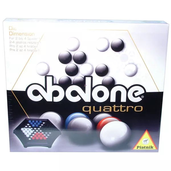 Abalone Quattro Társasjáték - CSOMAGOLÁSSÉRÜLT