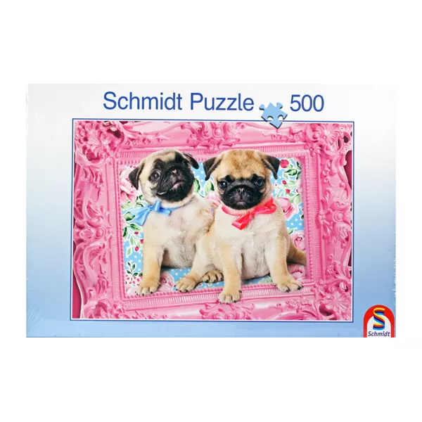 Mopsz kutyusok - 500 darabos puzzle