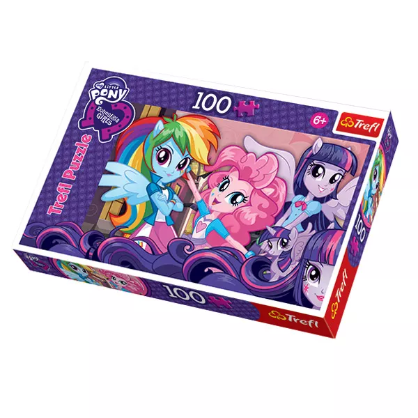 Én kicsi pónim: Equestria Girls - 100 darabos puzzle