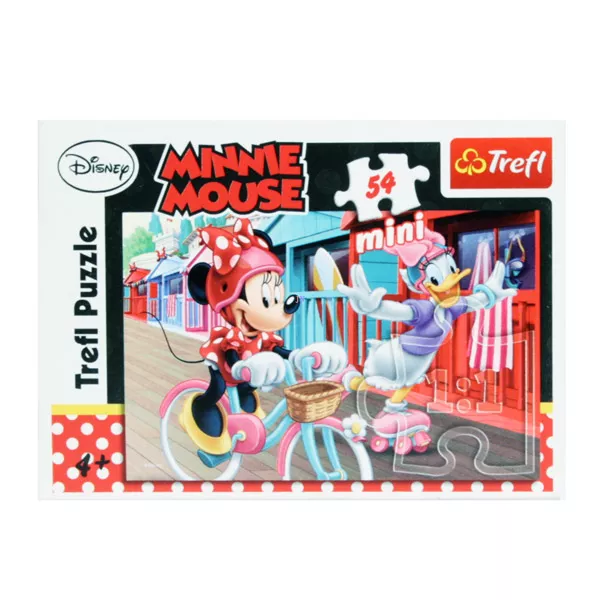 Divatos Minnie egér: a tengerparton 4 - 54 darabos miniatűr puzzle