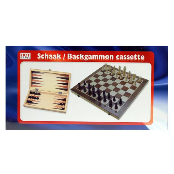Sakk és Backgammon fa társasjáték