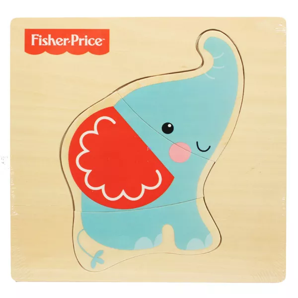 Fisher-Price: Állatos fa puzzle - elefánt