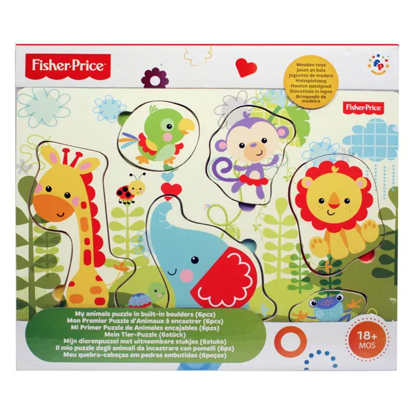 Fisher-Price: Fa puzzle - dzsungel