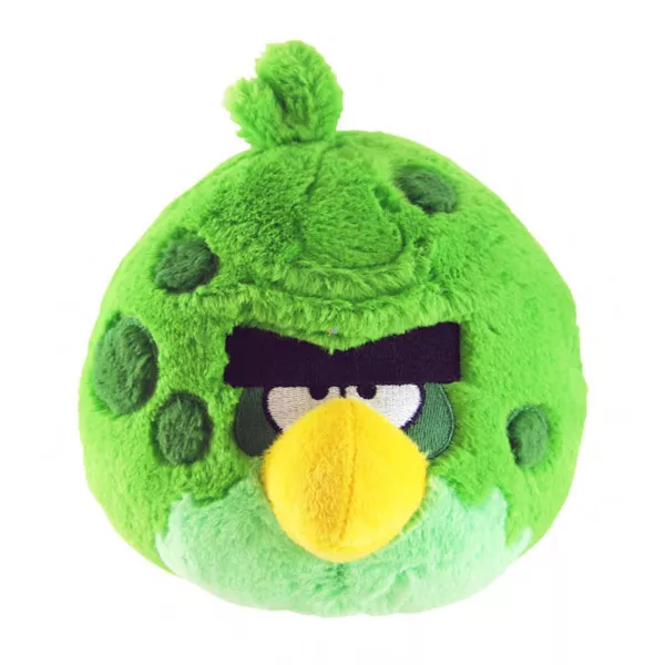 Angry Birds Space: 20 cm-es plüssfigura hang nélkül - zöld madár