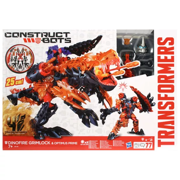 Transformers: Age of Extinction Construct Bots - Dinofire Grimlock és Optimus Prime