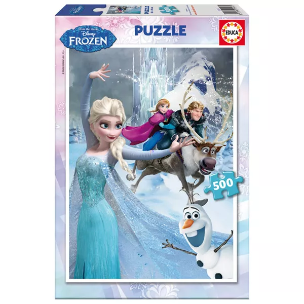 Disney hercegnők: Jégvarázs 500 darabos puzzle