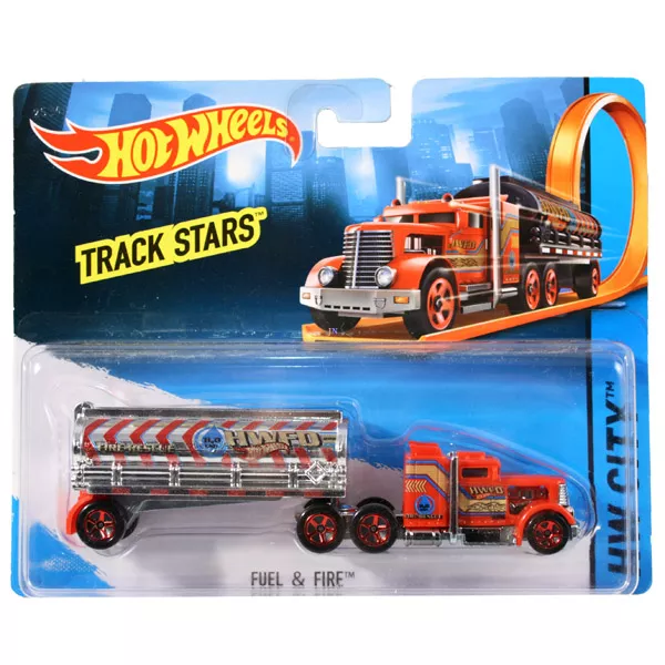 Hot Wheels City: Fuel and Fire kamion - piros