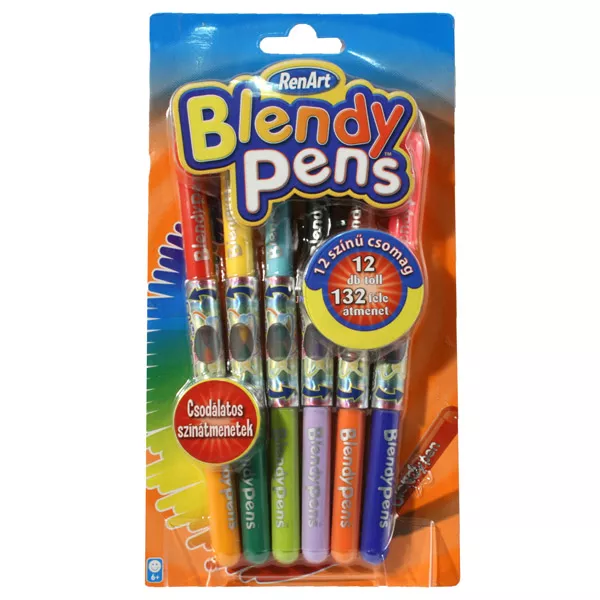 Blendy Pens: színátmenetes filctollak - 12 darabos