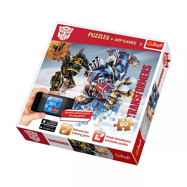 Transformers: 80 darabos puzzle mobilos alkalmazásokkal