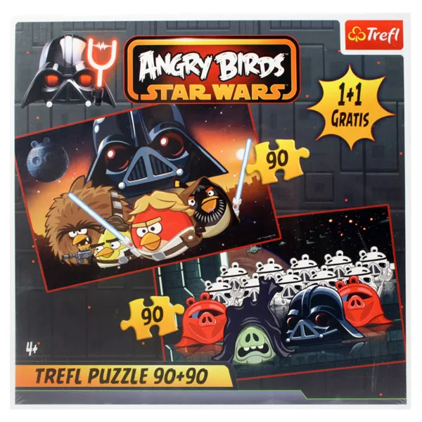 Angry Birds Star Wars: 2 x 90 darabos puzzle