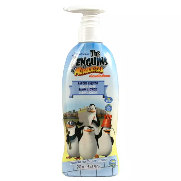 Madagaszkár pingvinjei: folyékony szappan - 250ml, cukorka illatú