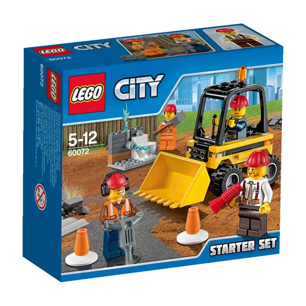 LEGO CITY: Bontási munkálatok kezdő készlet 60072