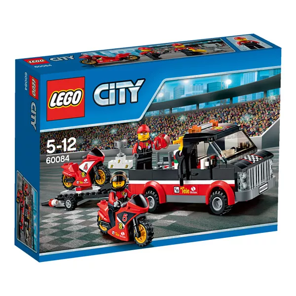 LEGO CITY: Versenymotor-szállító kamion 60084