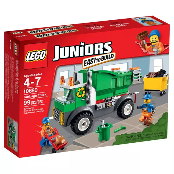 LEGO JUNIORS: Szemetes autó 10680