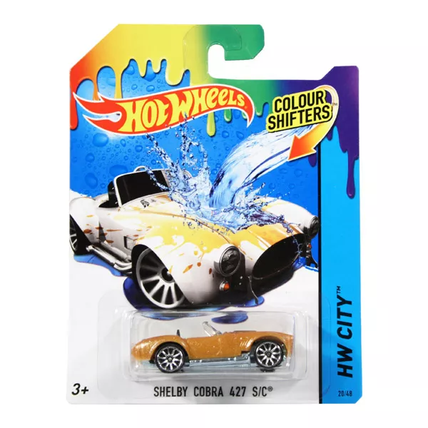 Hot Wheels City: színváltós Shelby Cobra 427 SC kisautó