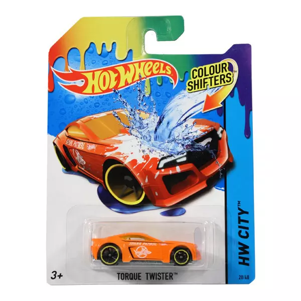 Hot Wheels City: Culori schimbătoare - Maşinuţă Torque Twister